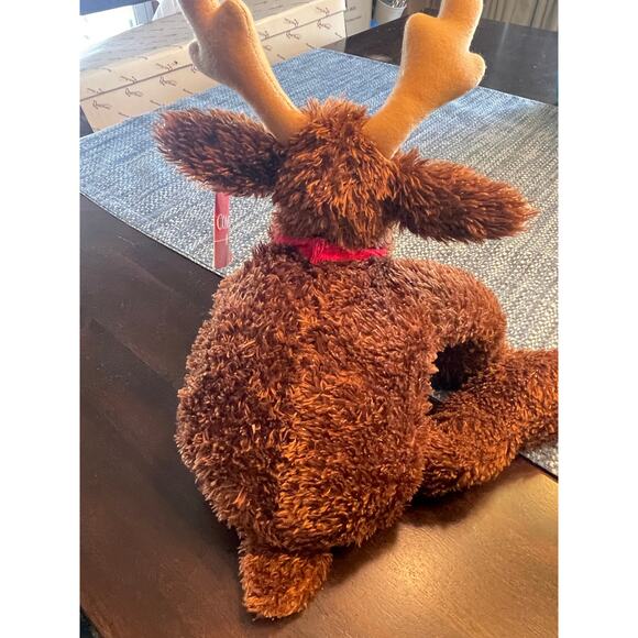 Hallmark COMET Plush Reindeer with Jingle Bell Tag Glitter mint - Picture 4 of 4